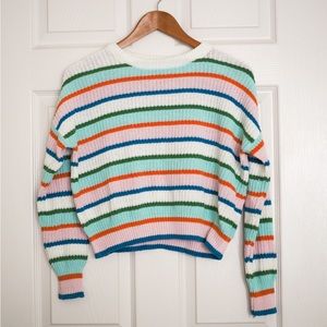 Urban Outfitters Colorful Striped Sweater Size M